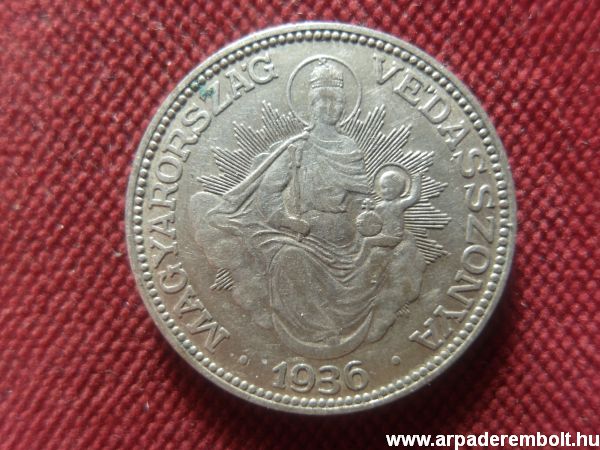 Madonn�s 2 peng� 1936 pénz, érem numizmatika